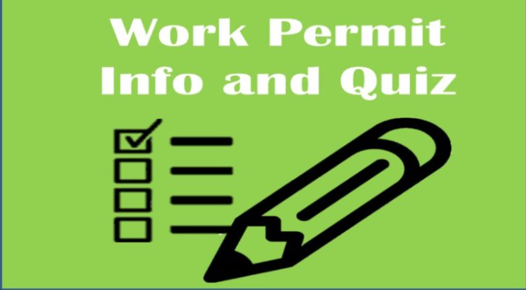 Work Permit Quiz